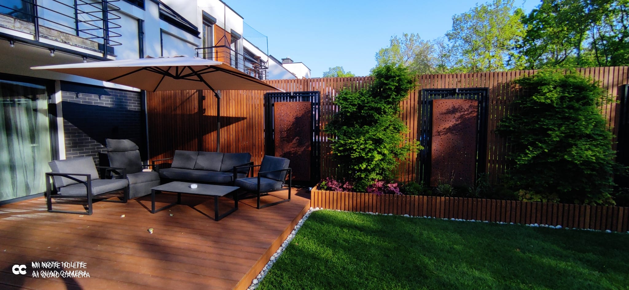 Stal corten w ogrodzie - Hej!Gotowe